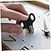 OUNONA 2pcs Clock Winding Key Grandfather Clock Tool Vintage Design Keys for Wall Mechanism Maintenance Fit for All Mechanical
