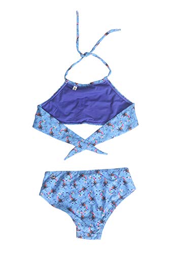 Biquíni Kids Halter Ravenia - Estampa Azul Ravenia - 04