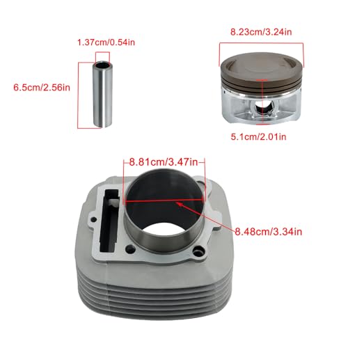 Kit cylindre piston pour Yamaha Warrior 350 résolvant les pertes de compression - 4