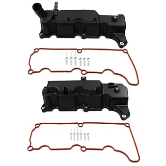 HICHANGE Engine Valve Cover Set with Gaskets & Bolts for Ford Explorer/Ranger 4.0L V6