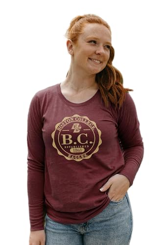 Camiseta de manga larga Blue 84 con suave tejido tri-blend y emblema clásico para mujer talla L