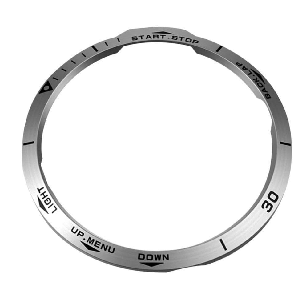 Anillo protector de bisel para reloj deportivo 6X de acero inoxidable 7