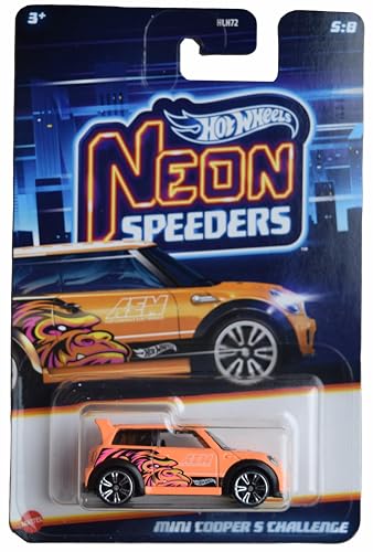 Hot Wheels Mini Cooper S Challenge Neon Speeders miniatura 1