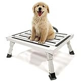 Trailer Basics Step Stool – Practical Folding Step Stool for RVs – Durable Step Stools for Adults Fo