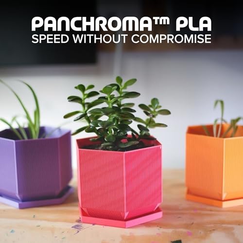 Image of Polymaker Panchroma PLA Magenta 3D Printer Filament, 1.75mm, 1kg Spool, Easy to Print, High Speed Printing, Tangle Free, AMS Compatible, Perfect for Toys, Decor, Miniatures, Models & Cosplay
