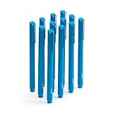 Poppin Pool Blue Signature Ballpoint Pens