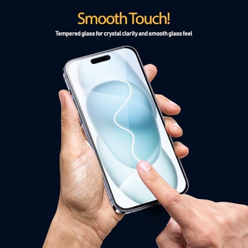 BUFF LABS iPhone 15 Serisi ile Uyumlu 5D Privacy EasyFit 2 Adet Kolay Uygulama Aparatlı Ekran Koruyucu Temperli Cam Hayalet Ekran (iPhone 15 Pro Max) - Görsel 5