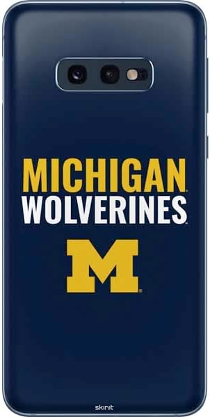 Skinit Decal Phone Skin Compatible with Samsung Galaxy S10e - Officially Licensed College Michigan Wolverines M Design