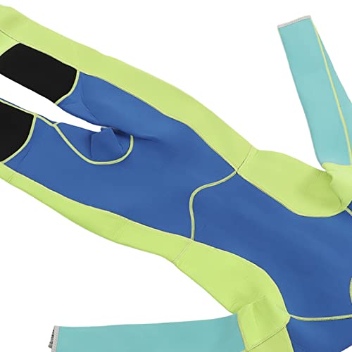 Fato de Mergulho Feminino, Peça única Térmica de Manga Comprida Espessada de 3 Mm para Esportes Aquá