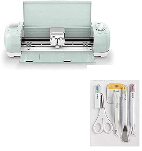 Bundle Includes 3 Items - Cricut Explore Air 2 Machine and Cricut Tools Craft Basic Set and Cricut 2001974 Adhesive Cutting Mat, Standard Grip, 12 x 12-Inch, Pack of 2