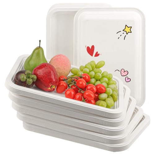 Yiksonyo 100 Pack 14 x 10 Inch Disposable Paper Food