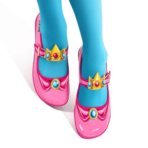 Image of Hot Chocolate Design Chocolaticas Princess Women's Mary Jane Flat Multicoloured HCD 41, Princess, 9 UK