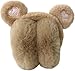 AGHSGDBCE Winter Ear Muffs, Fashionable Bear-Ear Warm Winter Edition Soft Plush Protection with Thickened Lining(Pink)