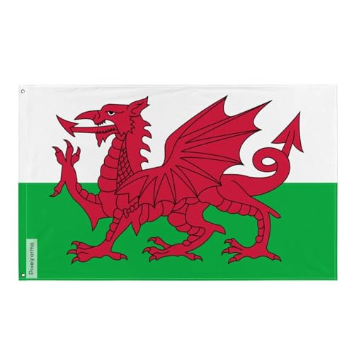 Drapeau pays de Galles en polyester résistant Pixelforma toutes tailles