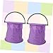 Hohopeti 2pcs Collapsible Tool Bucket Folding Water Painting Pen Washing Barrel Lightweight Storage Bucket for Painting Accessories