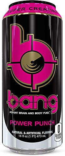 Bang Energy Power Punch, Sugar-Free Energy Drink, 16-Ounce (Pack of 12)