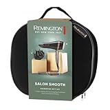 Remington Hair Dryer (Gift Set with Concentrator & Diffuser, Ceramic Ionic Grille, 3 Heat & 2 Speed Settings and Cool Shot, Premium Storage Bag, Round Brush, 2000W) Salon Smooth D6960GP - Image 6