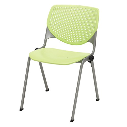KFI Seating Kool Series Polypropylene Stack Chair with Perforated Back,