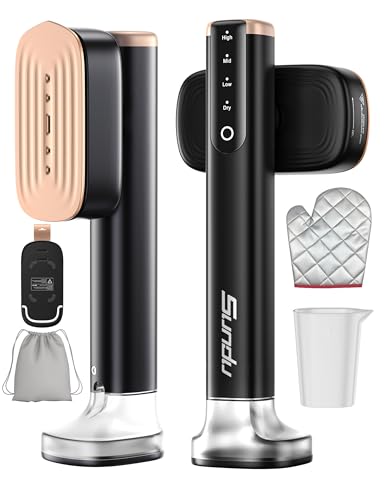 Portable Handheld Clothes Steamer with Gloves