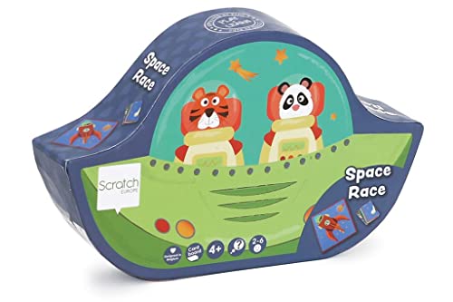Preisvergleich Produktbild Scratch 276182232 Kinderspiel, Kartensammel- / Legespiel für Kinder ab 4 Jahren, Weltraum-Abenteuer, Bunt