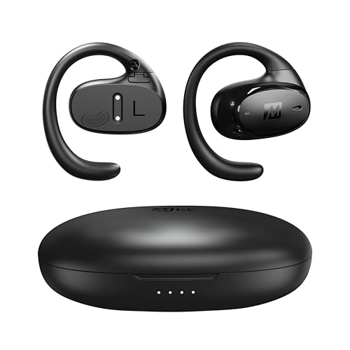 Image of MEE Audio AirHooks Pro True Wireless Open Ear Sports Headphones Bluetooth Earbuds - Comfortable Sweatproof Non-Isolating Headset Earphones for Safer Workouts & Running