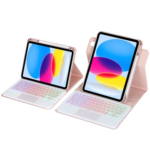 360 Degree Rotating Case Bluetooth Keyboard Case for iPad Pro 11-inch (1st generation/2nd generation/3rd generation/4th Generati