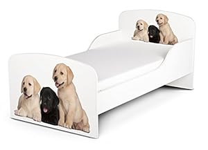 Leomark Funktionsbett Schöne Hunde Kinderbett 70/140
