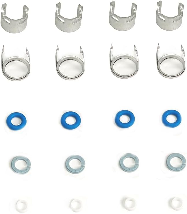 Fuel Injector Nozzle Seals O-Ring Kit Replacement for Audi A4 A6 Fuel Injector #06D998907