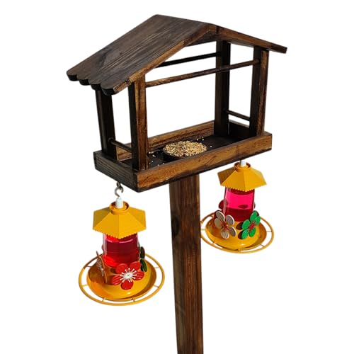 Comedouro Tratador Bebedouro Pássaros Livres Pedestal Eco