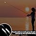 Soulchen 350 Pcs Clip on Fishing Glow Sticks Bulk for Rod Tips Mini Glow in The Dark Stick for Fishing Poles(White,4.5 mm)