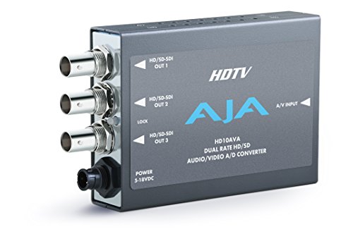 Convertisseur de Signal AJA HD10AVA Gris INOX Mini Format Compact