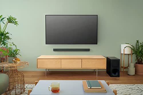 Sony HT-S400-2.1.-Kanal-Soundbar (leistungsstarker kabelloser Subwoofer, X-Balanced Lautsprechertechnologie, Bluetooth, Surround Sound, Dolby Digital), Schwarz