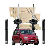MonroeRoadMatic Kit 4 Ammortizzatori compatibili con Fiat Panda (169)