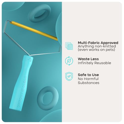 Uproot Clean Pro Pet Hair Removal Tool - Multi-Fabric Edge, Carpet Rake