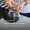 Bouilloire Inox 2,5 L Sifflante – Pour Induction, Poignée En Bois, Idéale Pour Thé Et Café