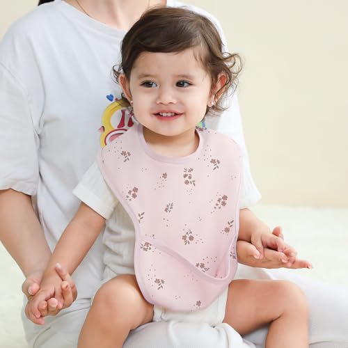 Susurration Baby Lätzchen Wasserdicht Ltzchen 3 Stück Kleinkind Fütterlätzchen Mit Auffangschale Waschbar Sabberlätzchen für Jungen und… – Ansicht 6