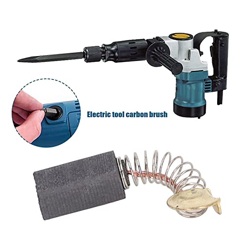 DC Motor Carbon Brushes, Motor Brushes, 20 Pcs Carbon Brushes Copper Electric Motor Carbon Brush Replacement for Power Tool Drill Machine Angle Grinder - Thumbnail 4