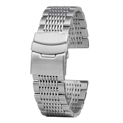 Bande de Montre Acier Inoxydable Remplacement Robuste EQB-501