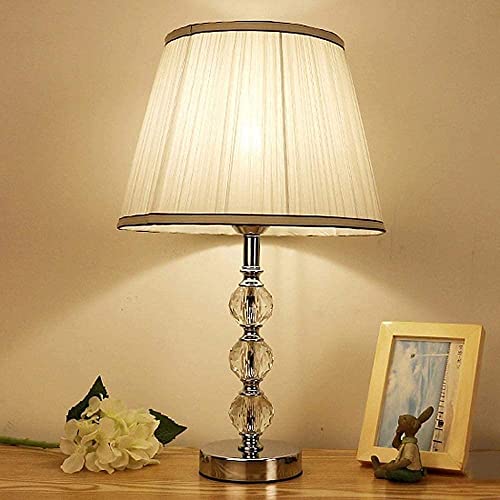 Lampe de bureau en cristal E27 petite lampe de chevet moderne