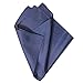 Royal Silk Fine Deep Blue Silk Pocket Square 100% Silk â€“ Soft Mulberry Silk - Large 16â€ Square