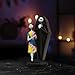 Enesco Disney Showcase The Nightmare Before Christmas Jack and Sally Coffin Figurine, 9.4 Inch, Multicolor