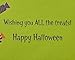 Papyrus Halloween Card with Hangable Pumpkin Decoration, Perfect for Kids (All the Treats)