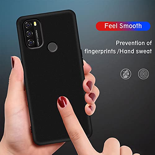 Ydgcmj For Blackview A70 Case, Black Thin Soft Silicone Shockproof Full Body Protective Bumper, Black Case Cover For Blackview A70 Case (6.517")- Black #TOP1