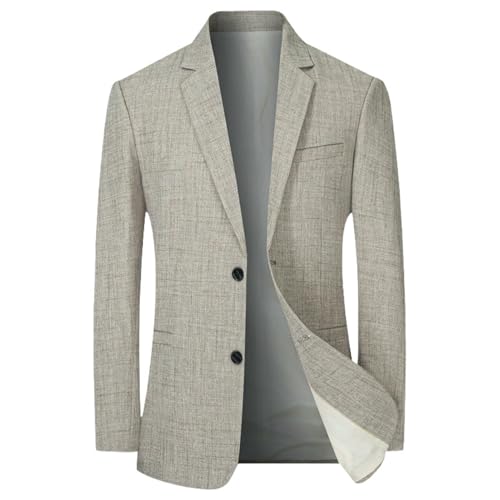 Men's Spring Autumn Lightweight Business Wrinkle-Free Casual Blazer