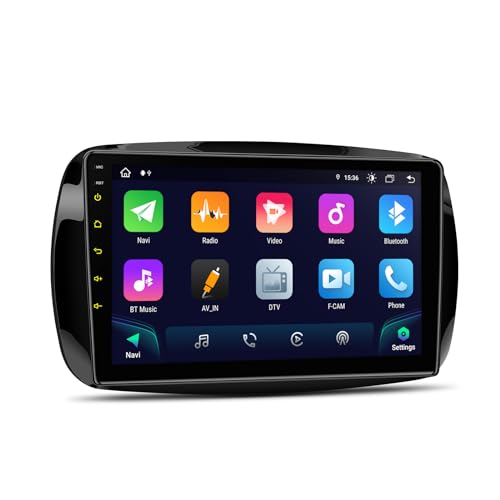 XTRONS Android Car Stereo Bluetooth for Smart, 9‘’ HD Screen Head Unit Built-in 4G DSP WIFI GPS Car Play Android Auto, Car Radio Player Octa-Core 4GB+64GB Car Radio, Optional DAB+