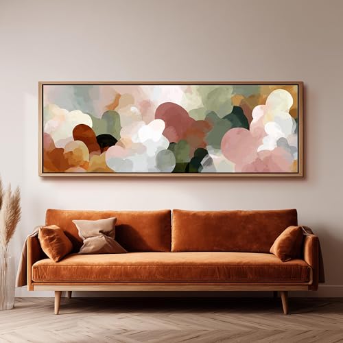 Tableau mural pour salon étroit pour habiller un espace sans cadre
