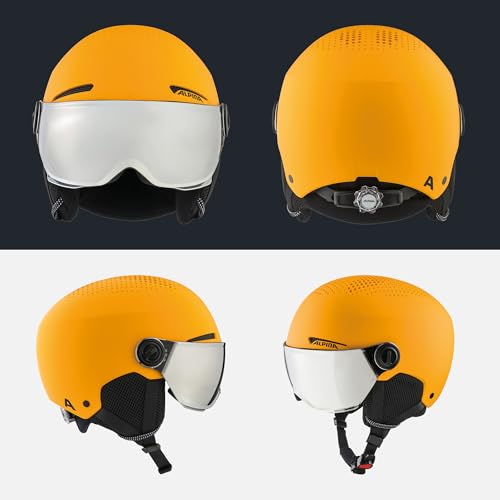 ALPINA ZUPO Visor Q-LITE Kinderskihelm, Burned-ye. matt, 48-52 cm – Ansicht 4