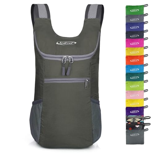 Image of G4Free Lightweight Packable Hiking Backpack for Men Women Small Hiking Daypacks Foldable Shoulder Pack Casual Outdoor Bag 11L