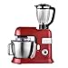 KITCHEN COOK Robot Pétrin EXPERT_XL_RED 6,5 L – Puissance 1300 W Avec Blender EK1 (Rouge)
