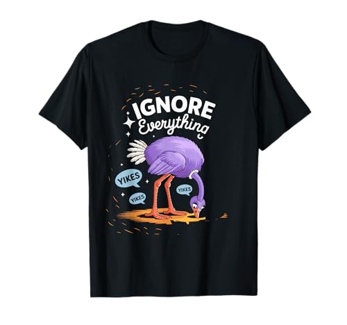 Ignorar Todo el Humor sarcástico Camiseta